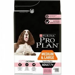PURINA PRO PLAN Purina Proplan Adult 7+ Medium Large Sensitive Skin Optiderma 3 Kg