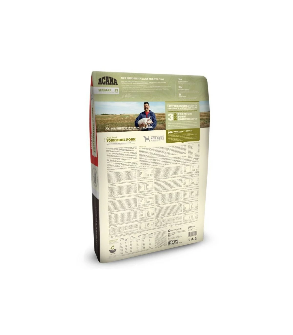 Acana Adult Yorkshire Pork Dog 2 Kg Singles 25 - immagine 2