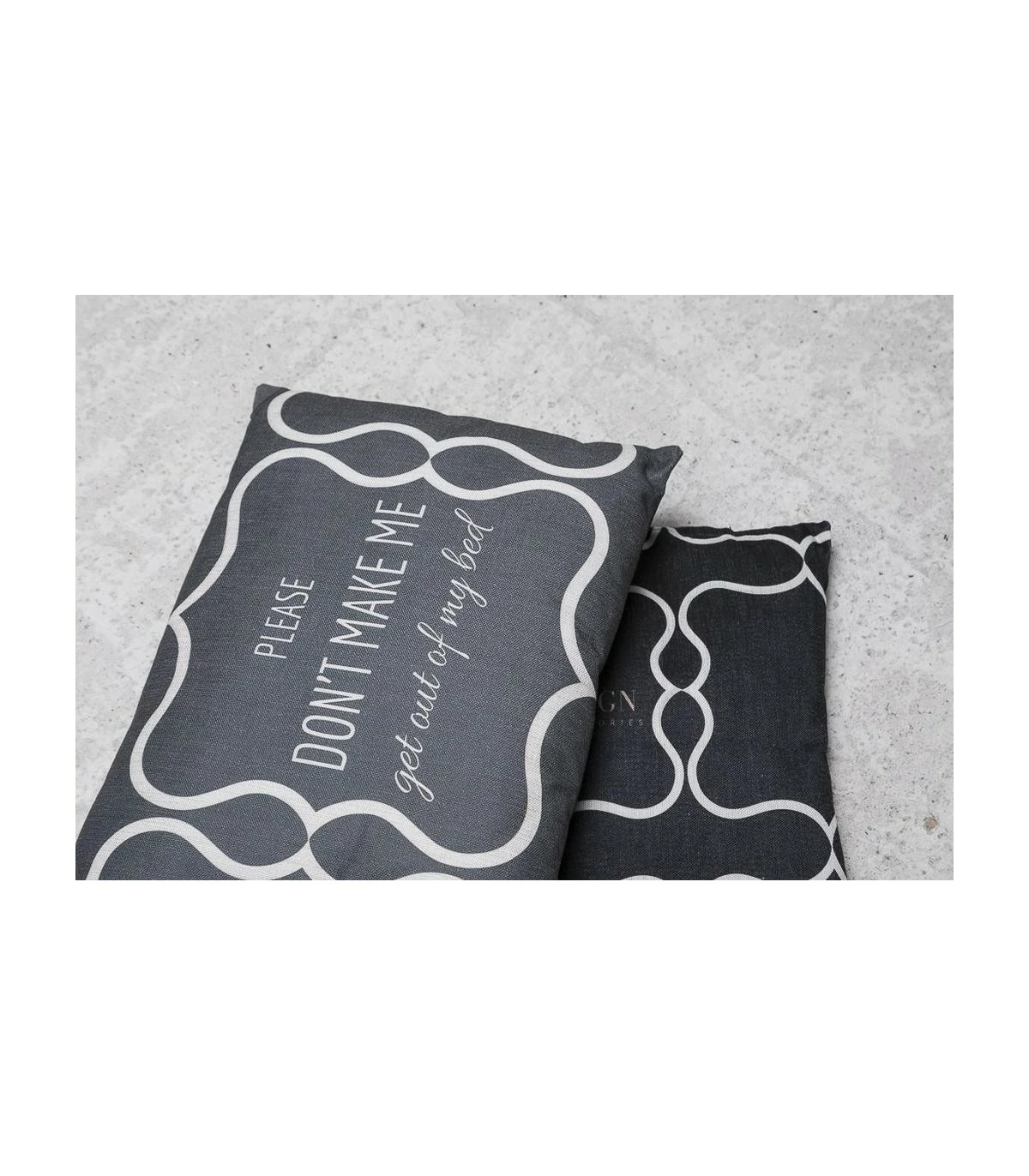 Cliffi Design Cuscino Grigio 54X39X9 Cm - immagine 3