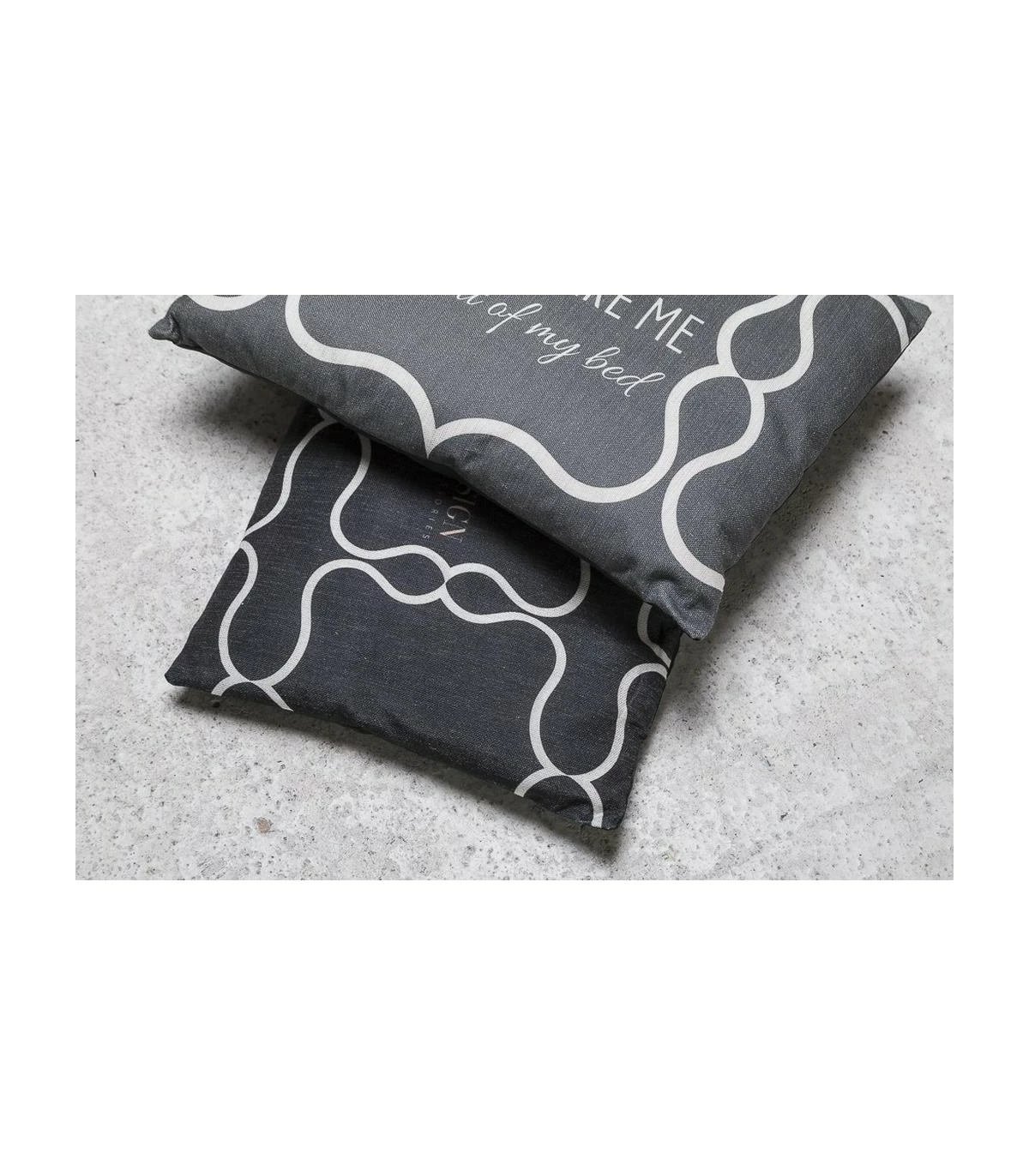 Cliffi Design Cuscino Grigio 54X39X9 Cm - immagine 4