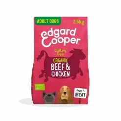 Edgard & Cooper Adult Carne Fresca Di Manzo E Pollo Biologici Senza Glutine 2,5 Kg