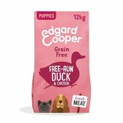Edgard & Cooper Puppy Carne Fresca Di Anatra E Pollo Allevati A Terra Senza Cereali 12 Kg