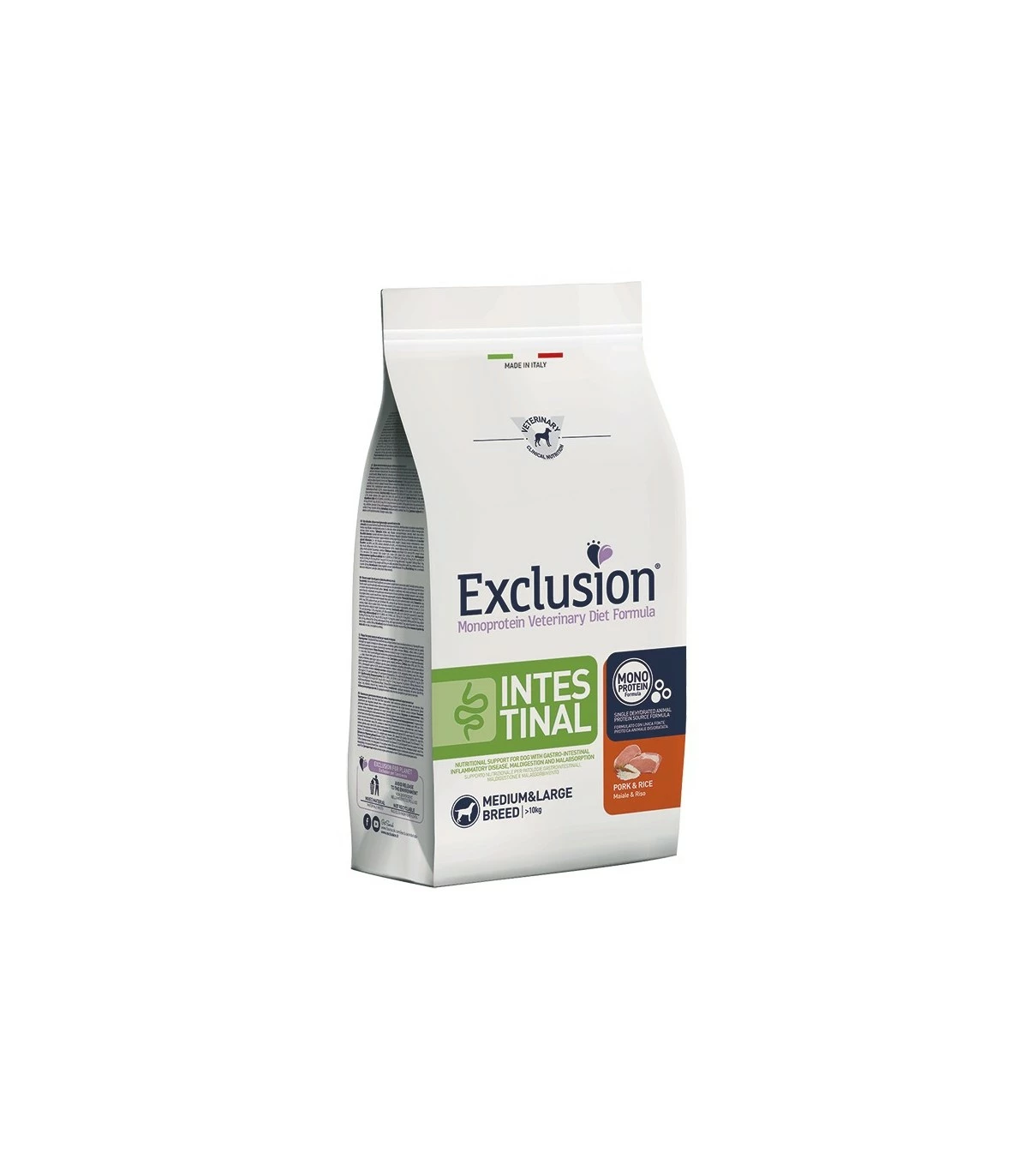 Exclusion Diet Formula Intestinal Maiale E Riso Medium Large 12 Kg