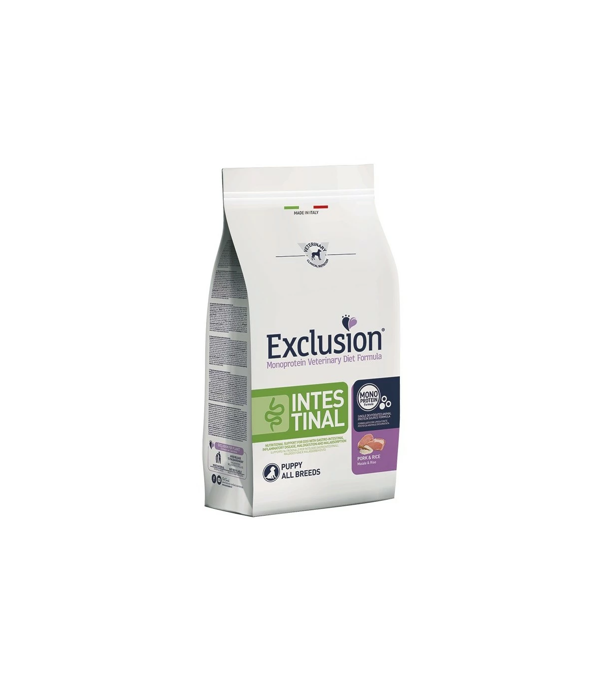 Exclusion Diet Formula Intestinal Puppy Maiale E Riso All Breeds 2 Kg