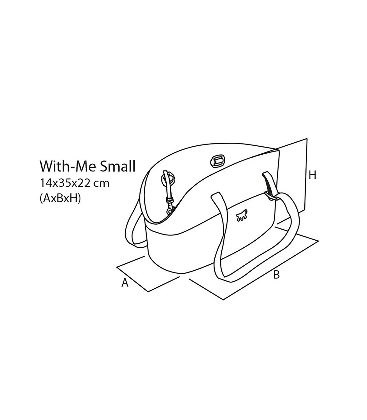 Ferplast With-me Borsa Small Nero - immagine 2