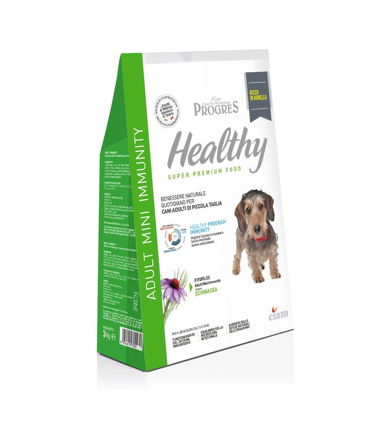 Fito Progres Cane Healty Adult Mini Immunity Agnello 3 Kg