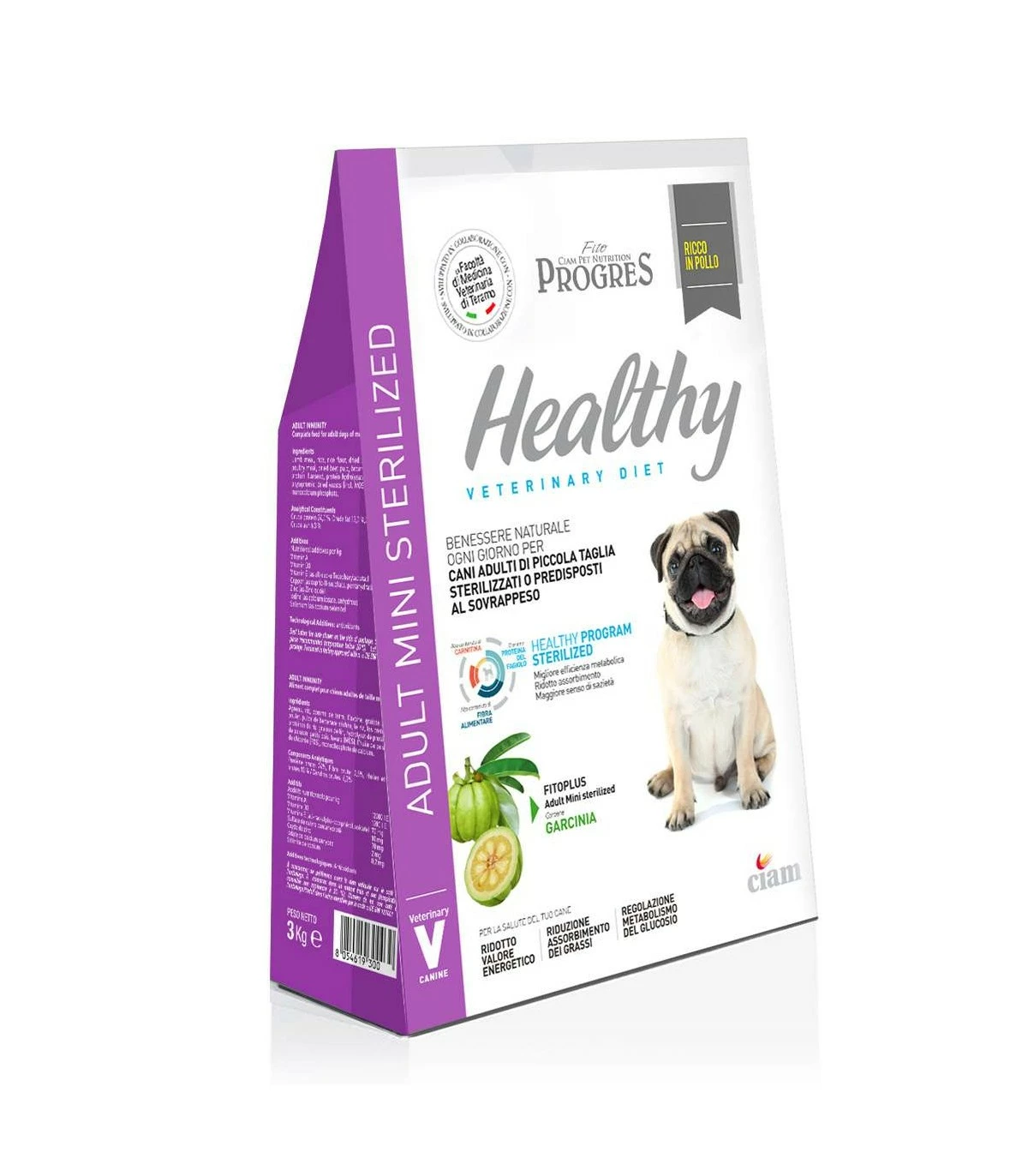 Fito Progres Cane Healty Adult Mini Sterilized Pollo 3 Kg