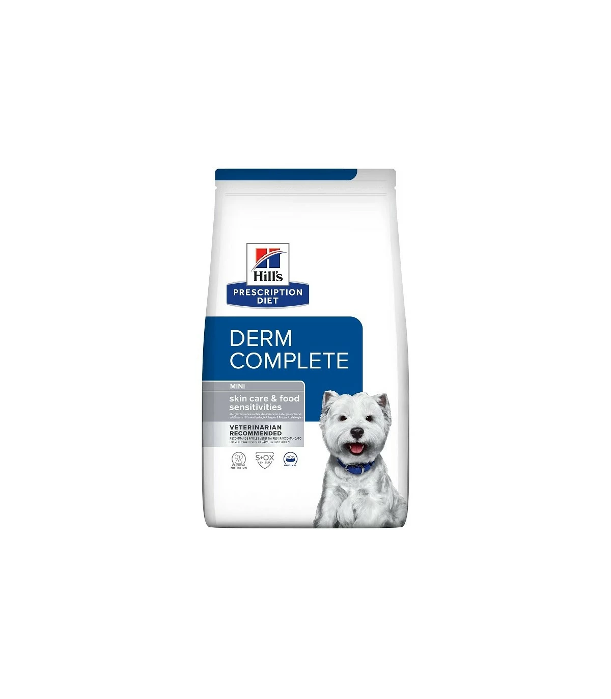 HILL'S Pet Nutrition Hill's Cane Derm Complete Mini Skin Care & Food Sensitivities 6 Kg