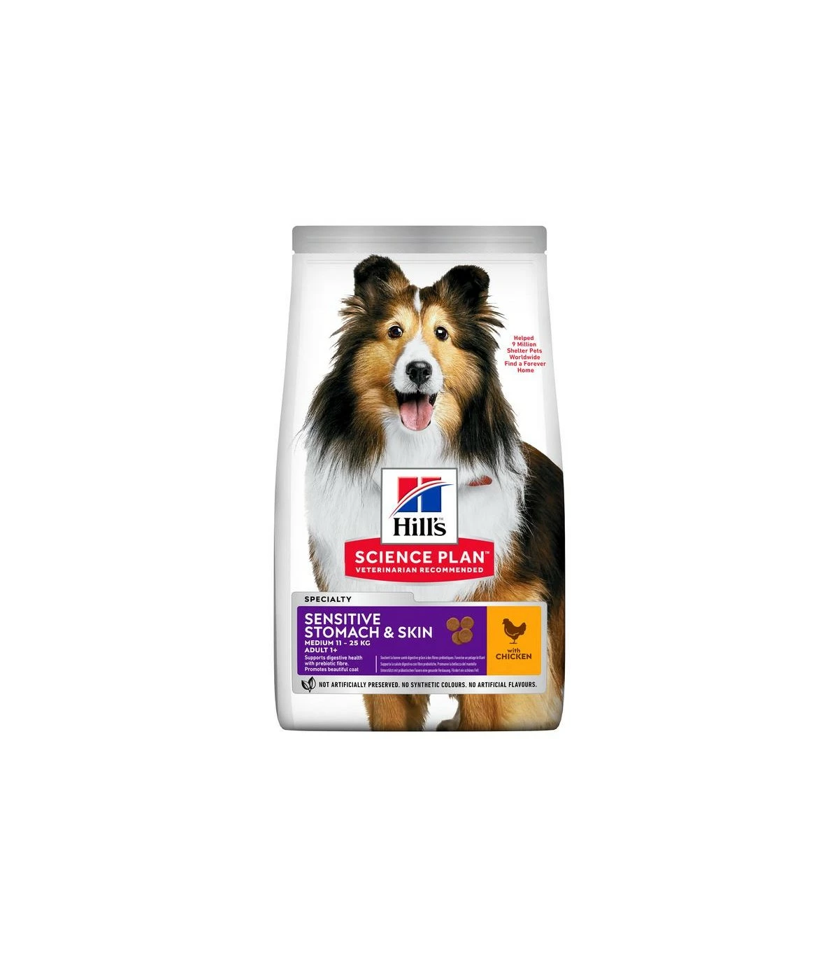 HILL'S Pet Nutrition Hill's Science Plan Cane Adult Sensitive Stomach & Skin Medium Pollo 2,5 Kg
