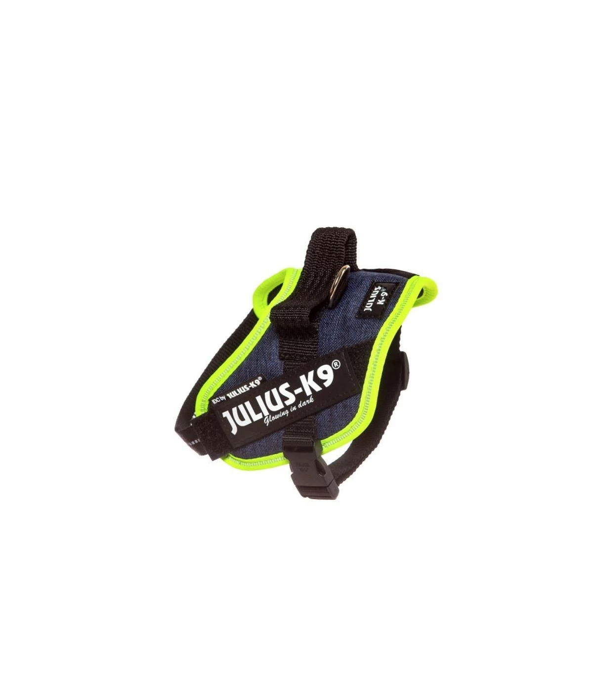 JULIS K-9 Julius K9 Pettorina Idc Power Harnesses DENIM NEON Tg. MINI