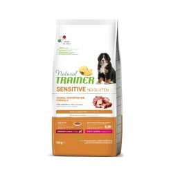 Natural Trainer Sensitive No Gluten Cane Medium & Maxi Puppy & Junior Anatra 12 Kg