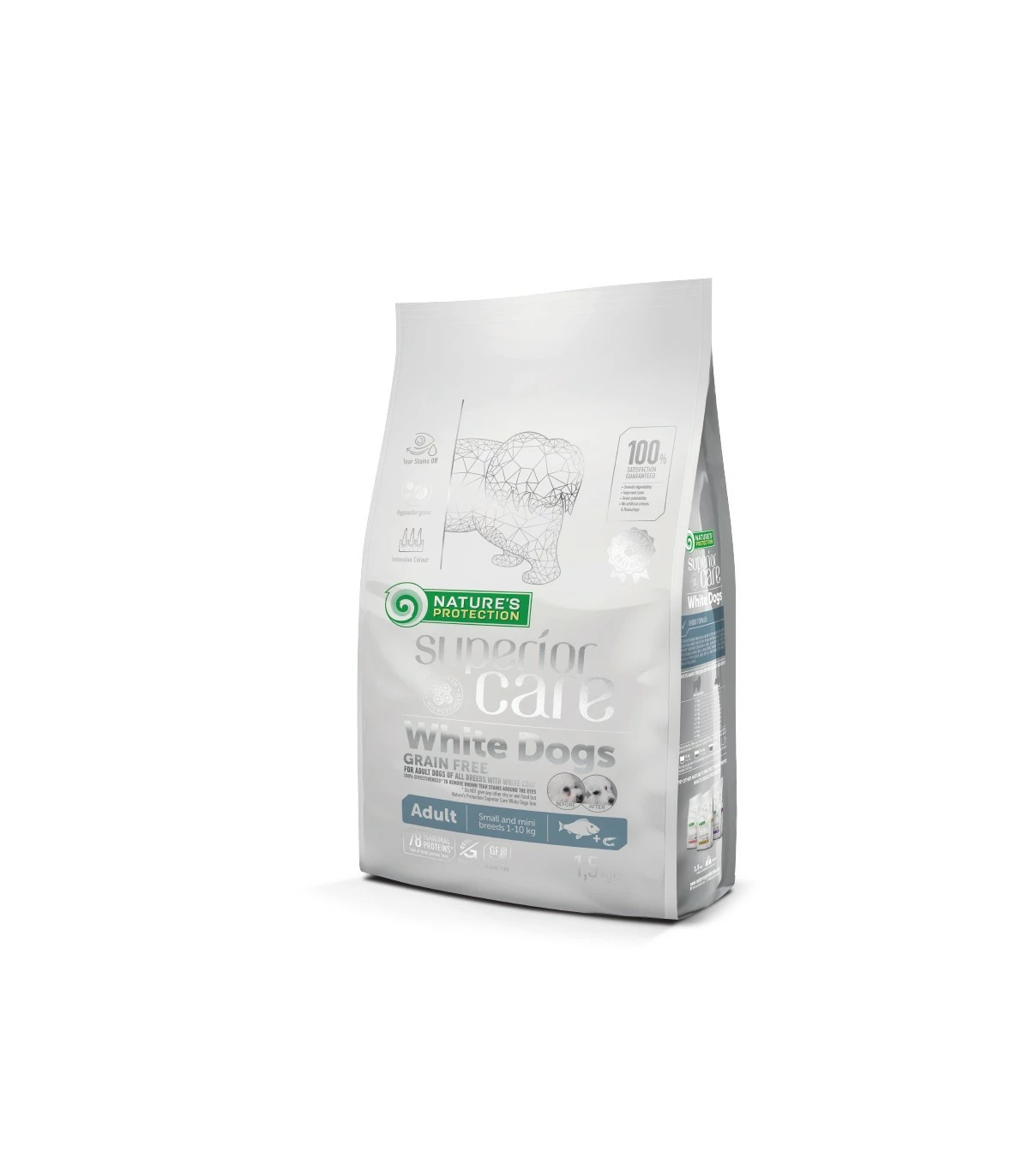 Nature's Protection Superior Care White Dogs Small Pesce Bianco 1,5 Kg