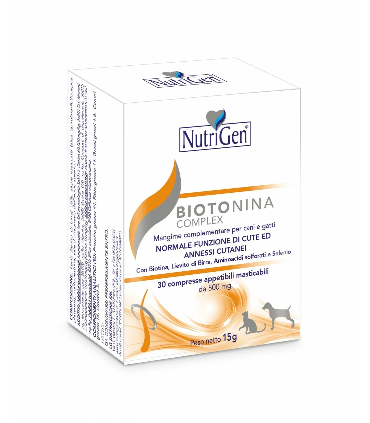 Nutrigen Biotonina Complex 30 Compresse 500 Mg