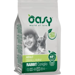Oasy Cane Adult One Protein Small Mini Coniglio 2,5 Kg
