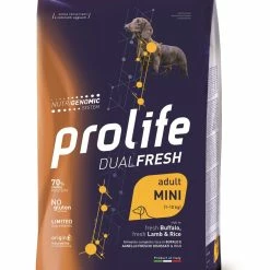 Prolife Cane Dualfresh Adult Bufalo Agnello & Riso Mini 2 Kg