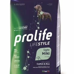 Prolife Cane Lifestyle Adult Light Merluzzo & Riso Mini 2 Kg