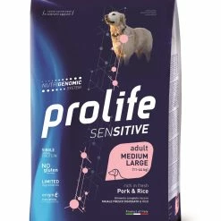 Prolife Cane Sensitive Adult Maiale & Riso Medium Large 2,5 Kg