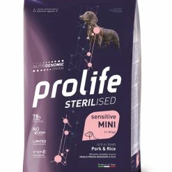 Prolife Cane Sterilised Sensitive Adult Maiale & Riso Mini 2 Kg