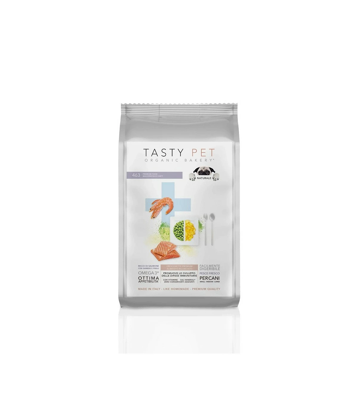 Tasty Pet Premium Food Crocchette Per Cane Al Salmone 7 Kg N. 463