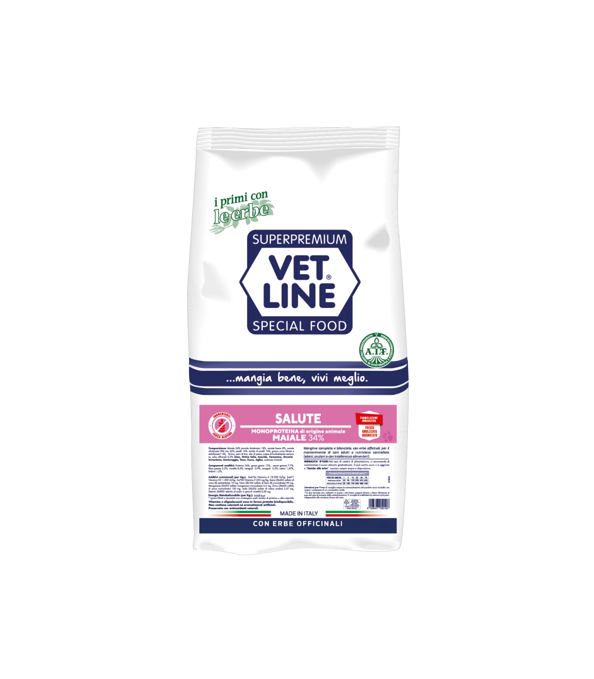 Vet Line Cane Salute Maiale 12,5 Kg